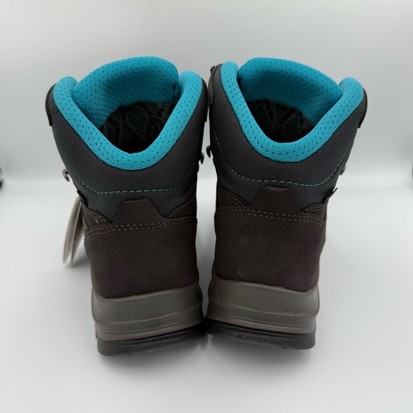 7.5 M Hanwag Torsby Lady Gtx Waterproof Hiking Trail Boots Asphalt/Ocean $290 - Picture 3 of 8